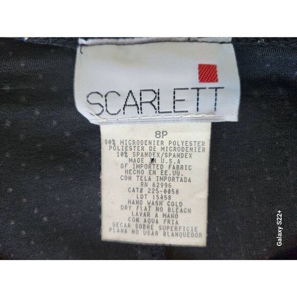 NWT Scarlet little black dress w silver sparkly threads - Picture 7 of 10